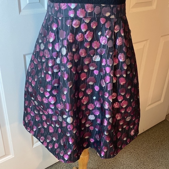 Cynthia Steffe Black Lace Top Dress Size 6 in Like New Condition- Stunning! - Picture 3 of 14